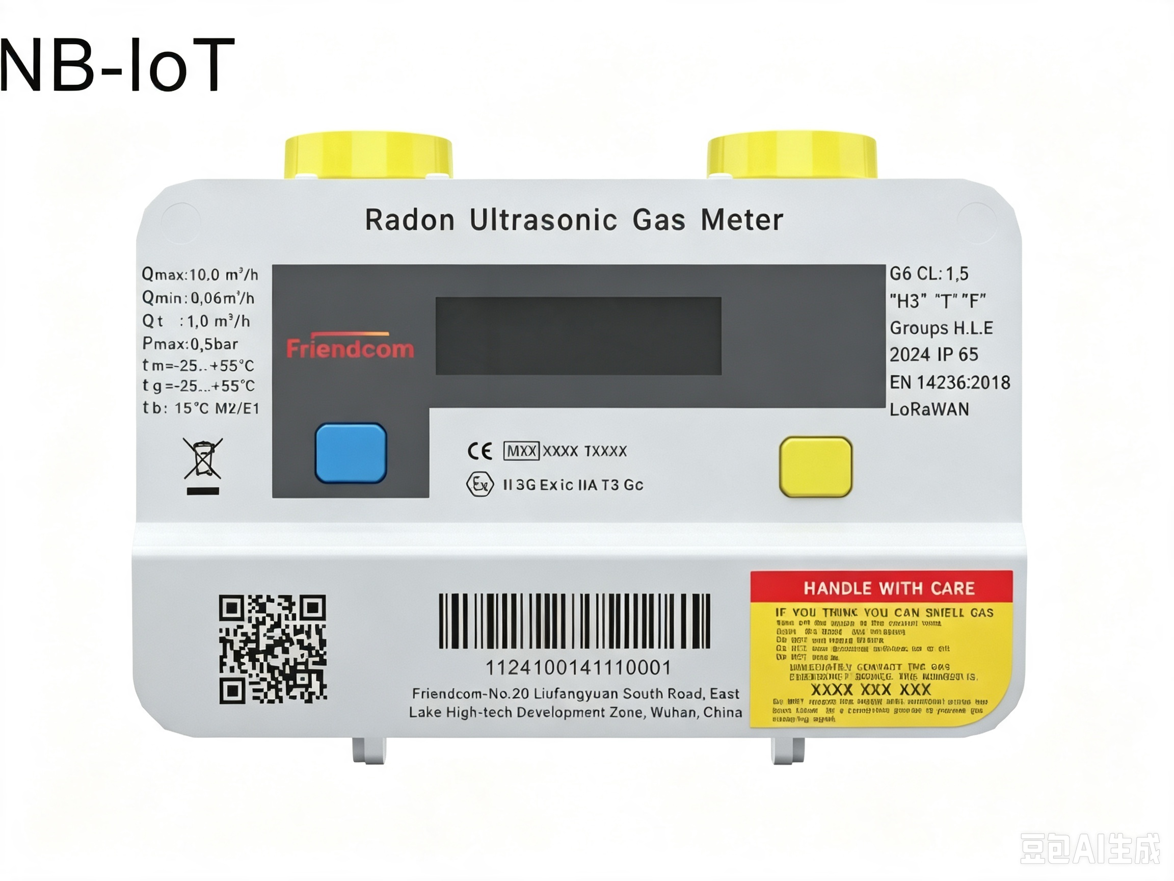 Radon Ultrasonic Gas Meter