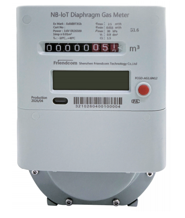 NB-IoT Diaphragm Gas Meter