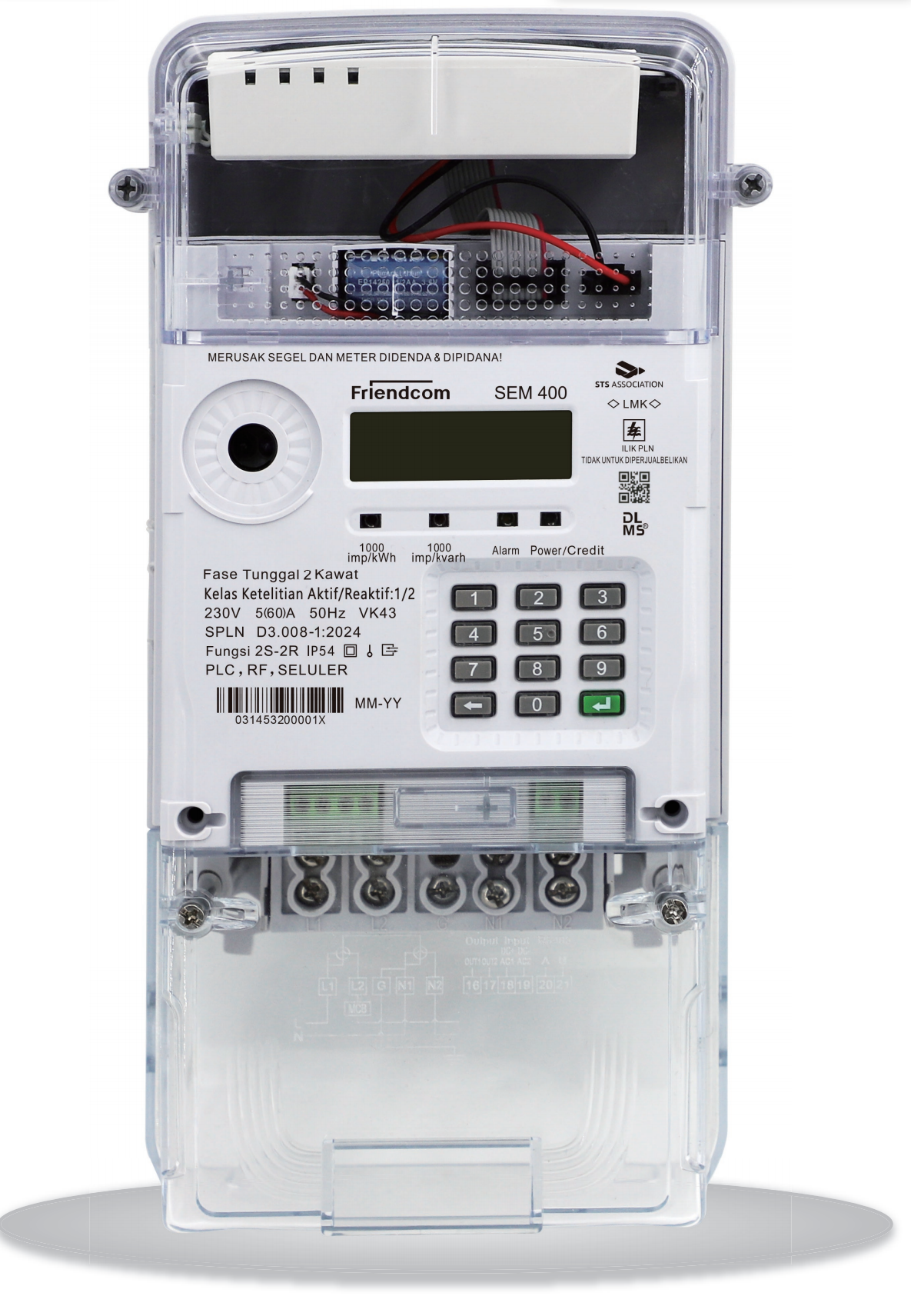 SEM400 Single Phase Prepayment Meter